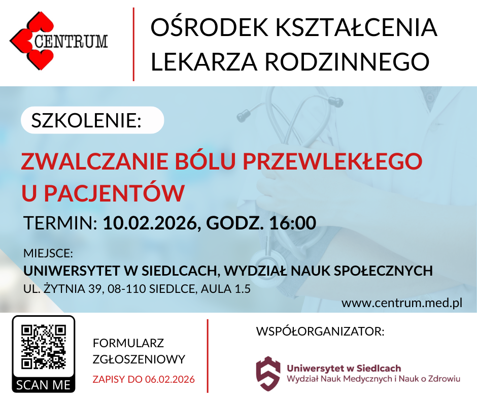 Szkolenie Zwalczanie bólu przewlekłego u pacjentów 