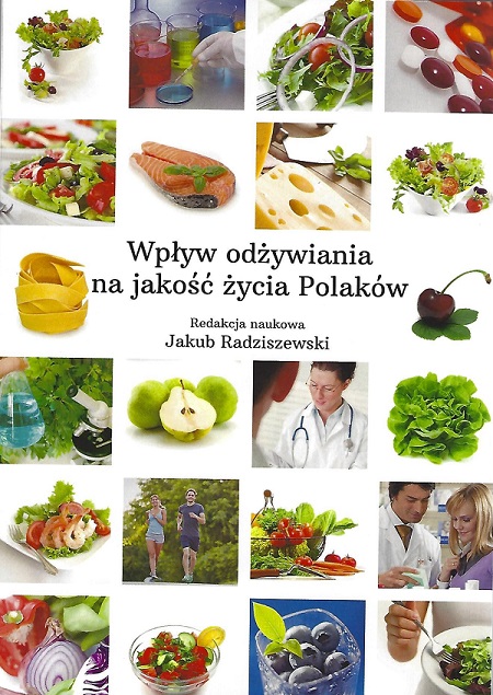 okładka książki "Wpływ odżywiania na jakość życia Polaków"